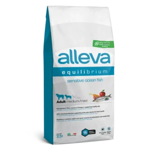 alleva equilibrium ocean fish medium/maxi, 12kg