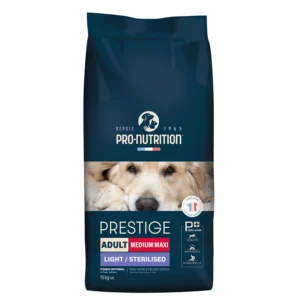 pro nutrition prestige adult medium/maxi light, 15 kg