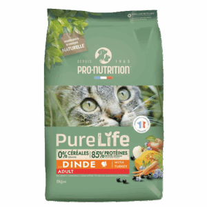 pro nutrition purelife cat adult turkey, 8kg