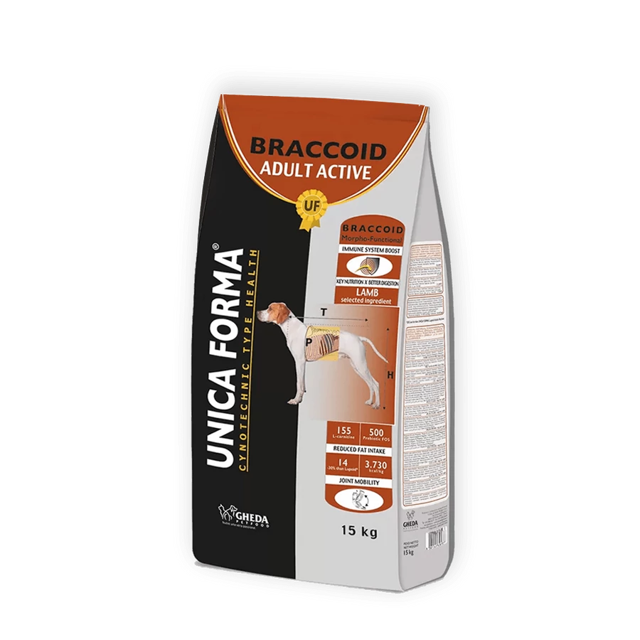 Gheda | Unica Forma Braccoid Adult Active, 15 kg
